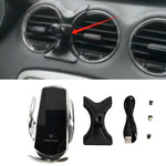 15W Fast Charging Wireless Charger Car Mount Phone Holder | Automatic Clamping for Peugeot 408