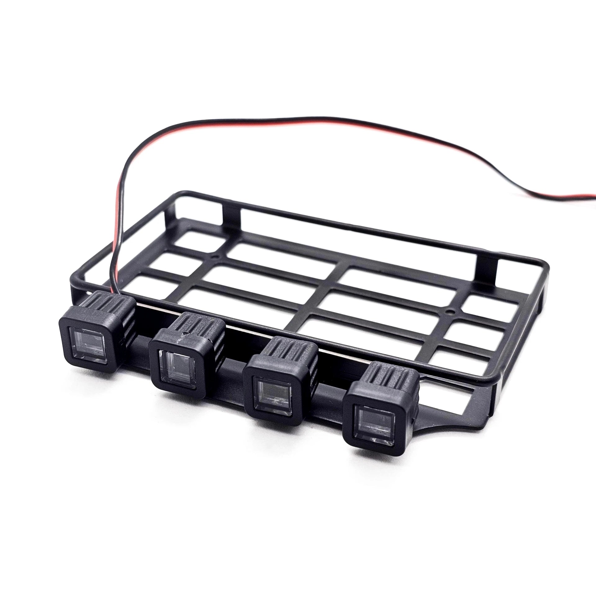 MN82 LC79 Metal Roof Rack With LED Light for 1/12 RC Car