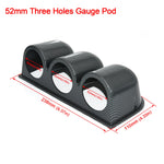 52mm 8-in-1 Car Gauge Set | Water Temp Oil Temp Oil Pressure Voltmeter Vacuum Tachometer detail view