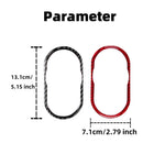 Carbon Fiber Car Multimedia Decorative Stickers For MINI ONE Cooper S JCW F54 F55 F additional angle