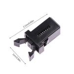 10pcs Trash Can Plastic Lock Self-Locking Switch Replacement Catch Compatible Touch additional angle