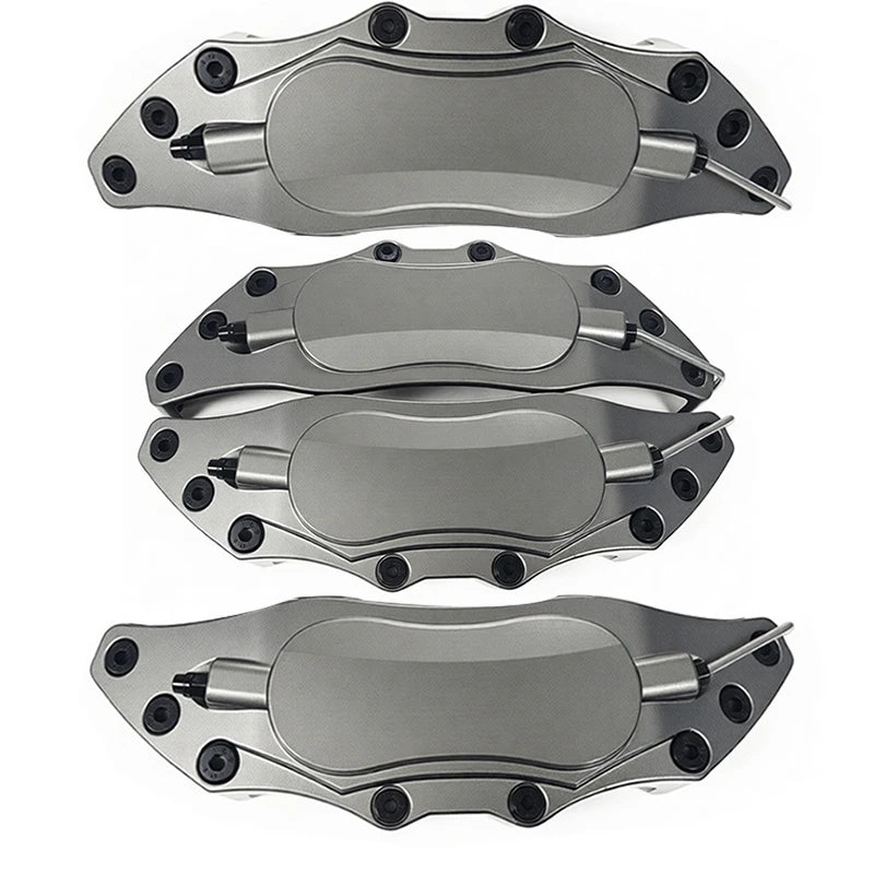 4Pcs Metal Car Wheel Caliper Covers Brake Caliper Anti Dust Protective Disc Shell for alternate view