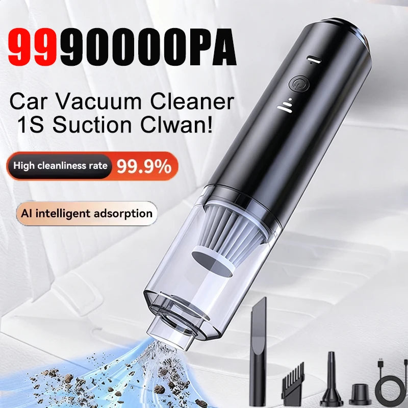 Dust Collector Portable Car Vacuum Cleaner Powerful Suction Electric Wireless Smart Home Cleaning Car Vacuum Cleaner New