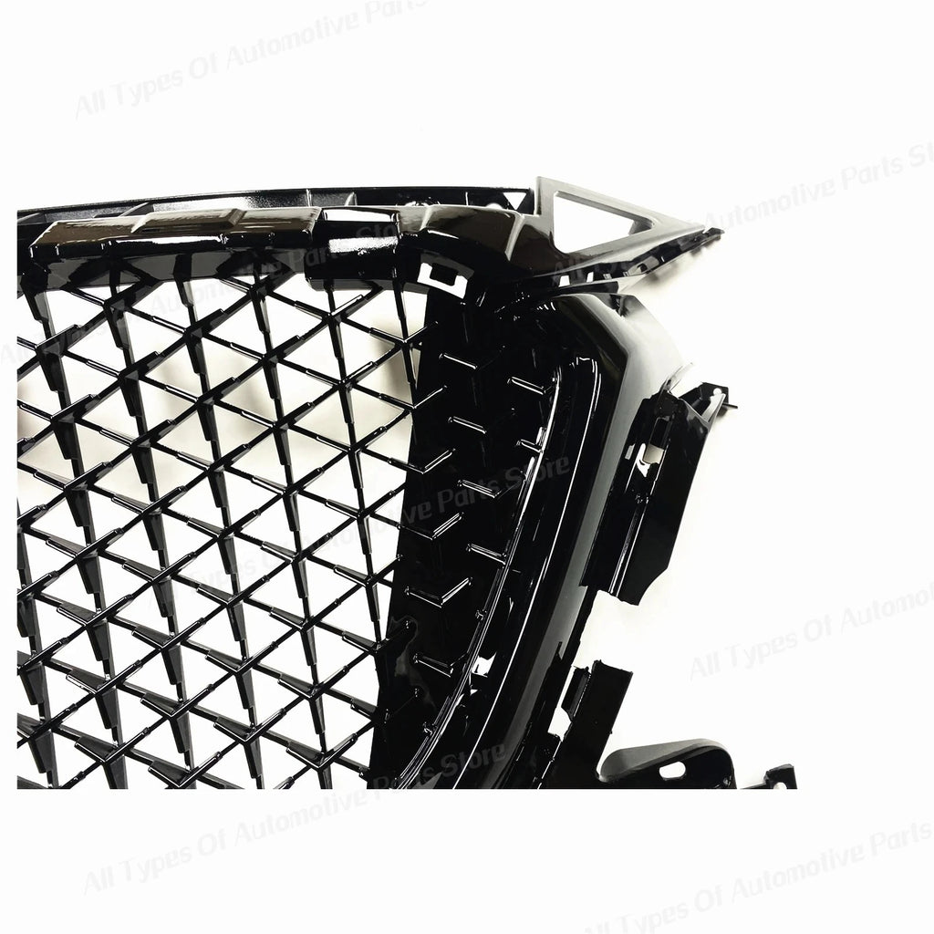 For Mazda 3 Axela 2017-2019 Honeycomb Style Front Bumper Grille Upper Racing Air Intake Grills Radiator Mesh Grid Body Kit Guard