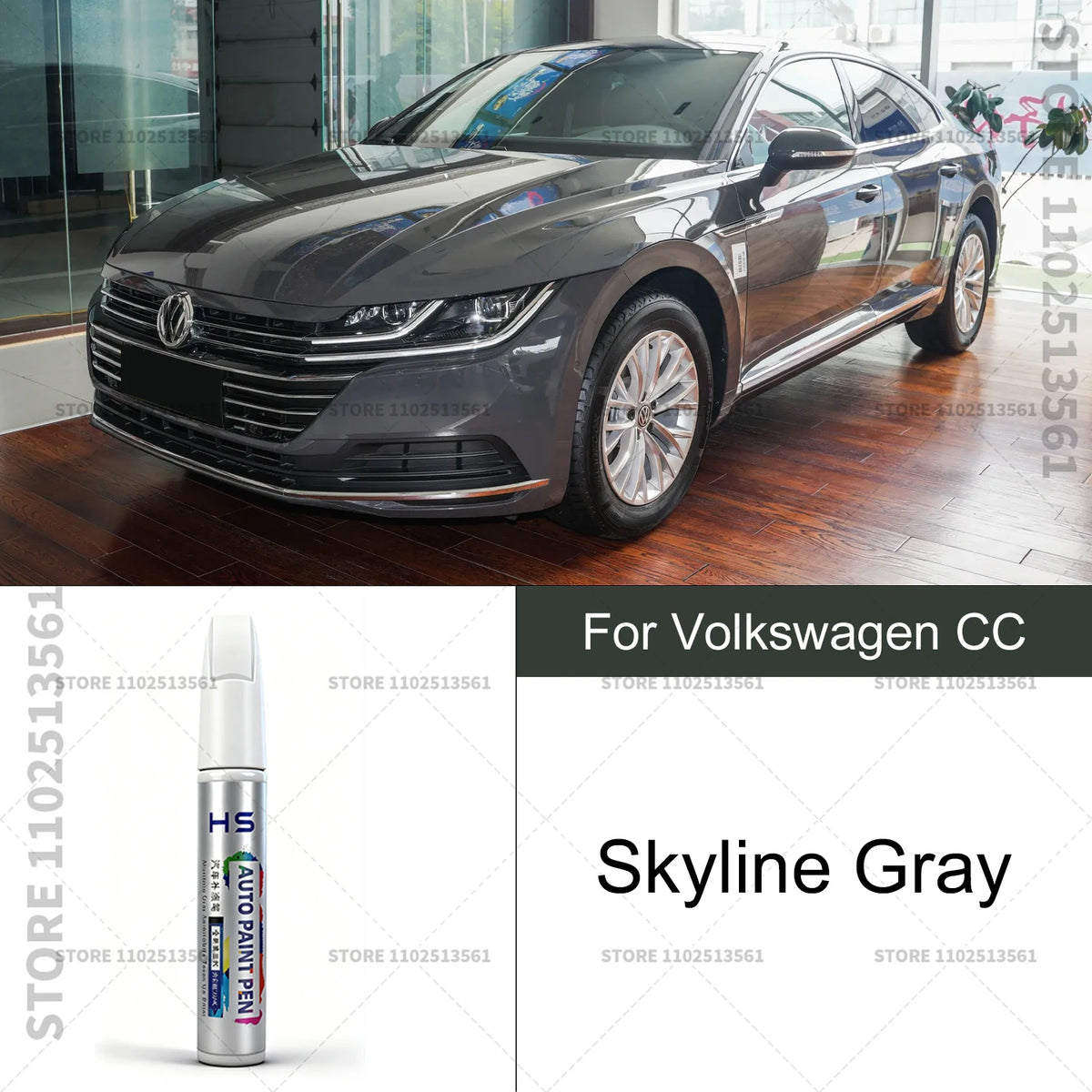 Car Paint Repair Pen For Volkswagen CC Touch Up Scratch Remover DIY Auto Accessories Yel detail view