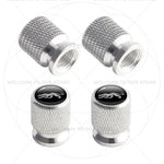 For Ford Puma Cougar Emblem MK3 MK5 MK6 MK4 ST Line 4Pcs Aluminum Car Tire Valve Caps | detail view