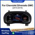 Digital Instrument Cluster For Chevrolet Suburban Tahoe Silverado GMC SIERRA Speedometer 12.3”HD screen Wireless CarPlay