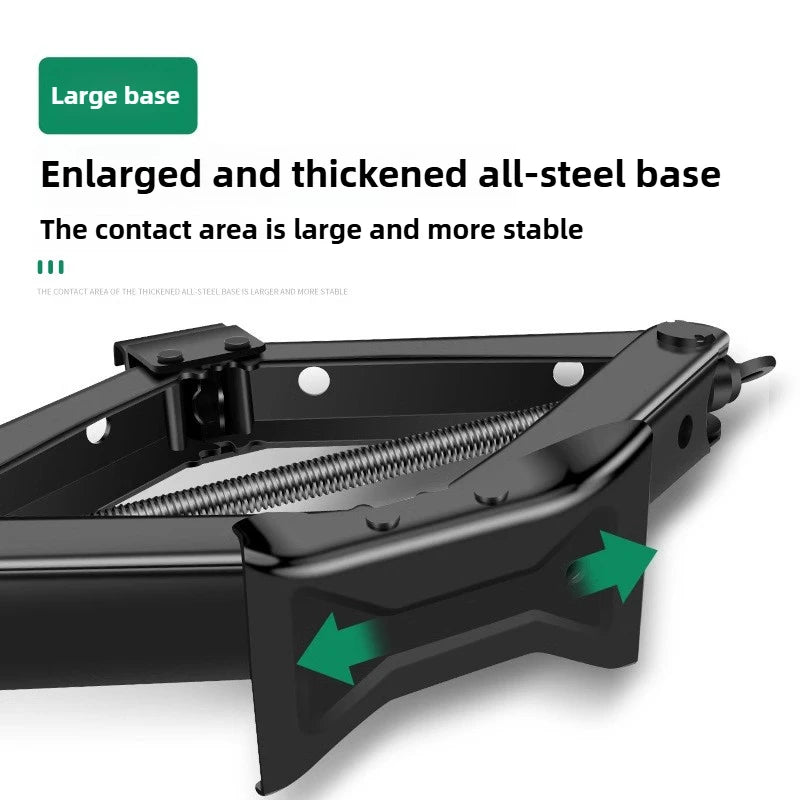 BAOLIAN Car Scissor Jack 3T Auto Emergency Lift Stand Labor-Saving Repair & Tire Repla close-up view