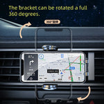 14.9-inch Screen Car Mobile Phone Holder FOR BMW 5 Series G60 525 530 540 2024 Wireless Charging Gravity Mount Car Accessories