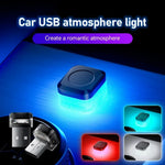 USB LED Car Interior Atmosphere Light lifestyle view