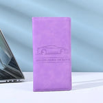 Car Registration & Insurance Card Holder with Magnetic Shut, Vehicle Glove Box Car additional angle