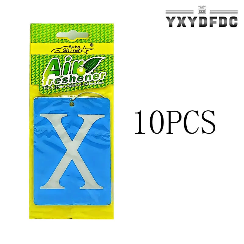 Car Air Freshener Natural Aromatherapy Tea Paper Hanging Perfume | Vanilla Auto Int additional angle