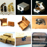 4pcs Box Toggle Latch Hasp Hook Lock Closure for Wooden Jewelry Chest Gift Wine Cas additional angle