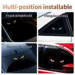 2026Solar LED Devil Eyes Windshield Warning Flashing Signal Indicator Car LED Ambient Lights with Suction Cup for Auto Window