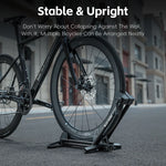 WEST BIKING Double Pole Bicycle Parking Stand | Foldable Indoor Bike Rack for 24-29 additional angle