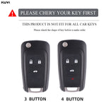 TPU Car Flip Key Case Cover Shell For Chevrolet Cruze Aveo Trax Sail Malibu Captiva O alternate view