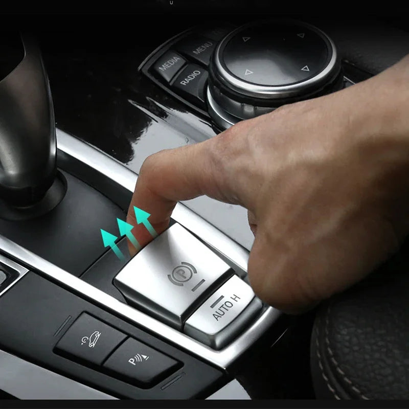 For BMW 5 6 7 5GT X3 X4 X5 X6 Headlight Switch Button Cover Engine Start Stop Switc additional angle
