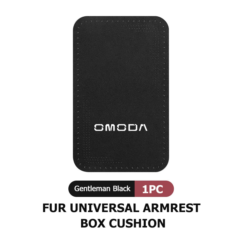 For Chery Omoda Breathable Leather Car Logo Armrest Box Cover Central Armrest Protective detail view