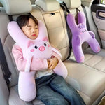 Children's Car Seat Neck Pillow with Lumbar Support close-up view