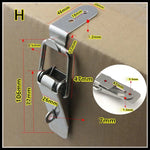 90 Degree Duck Mouth Toggle Latch Spring Loaded Hasp Lock Wooden Case Box Fastening C alternate view