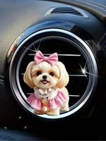 Cartoon car aroma decoration item, car vent clip, air conditioning decoration item, car interior fragrance accessory