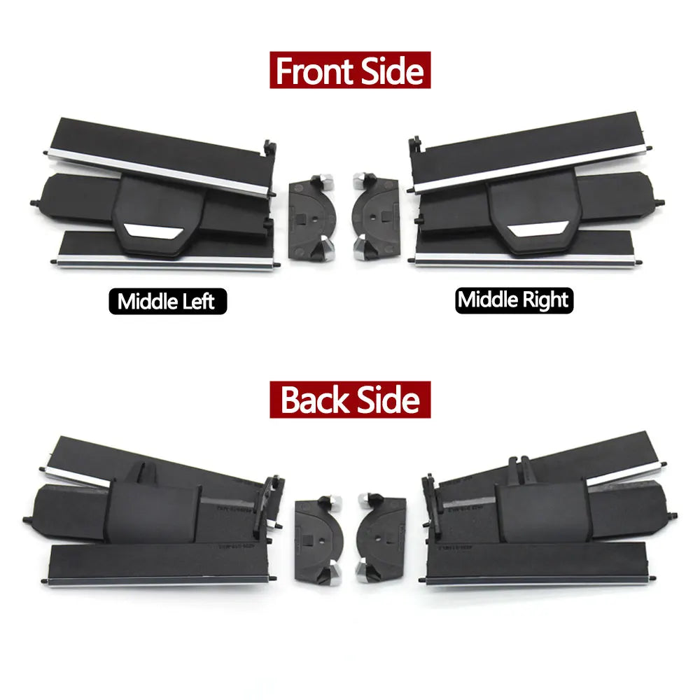 Car Front Dashboard Air Conditioning Middle AC Vent Grille Outlet Slide Clip Repair Kit  For BMW 8 Series G14 G15 G16 F91 F92