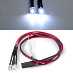 RC Car LED Spotlight 1/10 Scale Lamp for Axial SCX10 90046 SCX10II close-up view