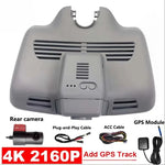 4K WiFi Dash Cam for Mercedes C Class W205 C204 C205 | Plug and Play Hidden Car DVR close-up view