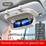 Car Glasses Case, Sun Visor, Multifunctional Car Sunglasses Holder, In-Car Glasses Cl lifestyle view