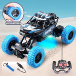 Remote Control Toy Car with Flashing Lights and Rubber Wheels alternate view