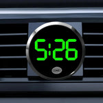 Fashionable Car LED Clock Touch-Control Dashboard Watch with LED Display Light for Fridge RV Classroom Travel Vehicle