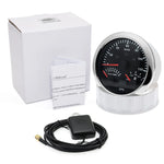 HD Customized 85mm 3 in 1 Gauge | GPS Speedometer, Fuel Gauge, Tachometer with Ante additional angle