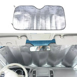 Car Windscreen Sunshade Heat Insulation Foil Curtain lifestyle view