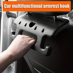 Universal Multifunctional Car Seat Back Hook Elderly Safety Handle Durable Armrest Vehicle Interior