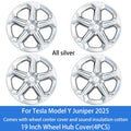19 Inch Hub Cap Set for Tesla Model Y Juniper 2025+ | 4PCS Wheel Cover detail view