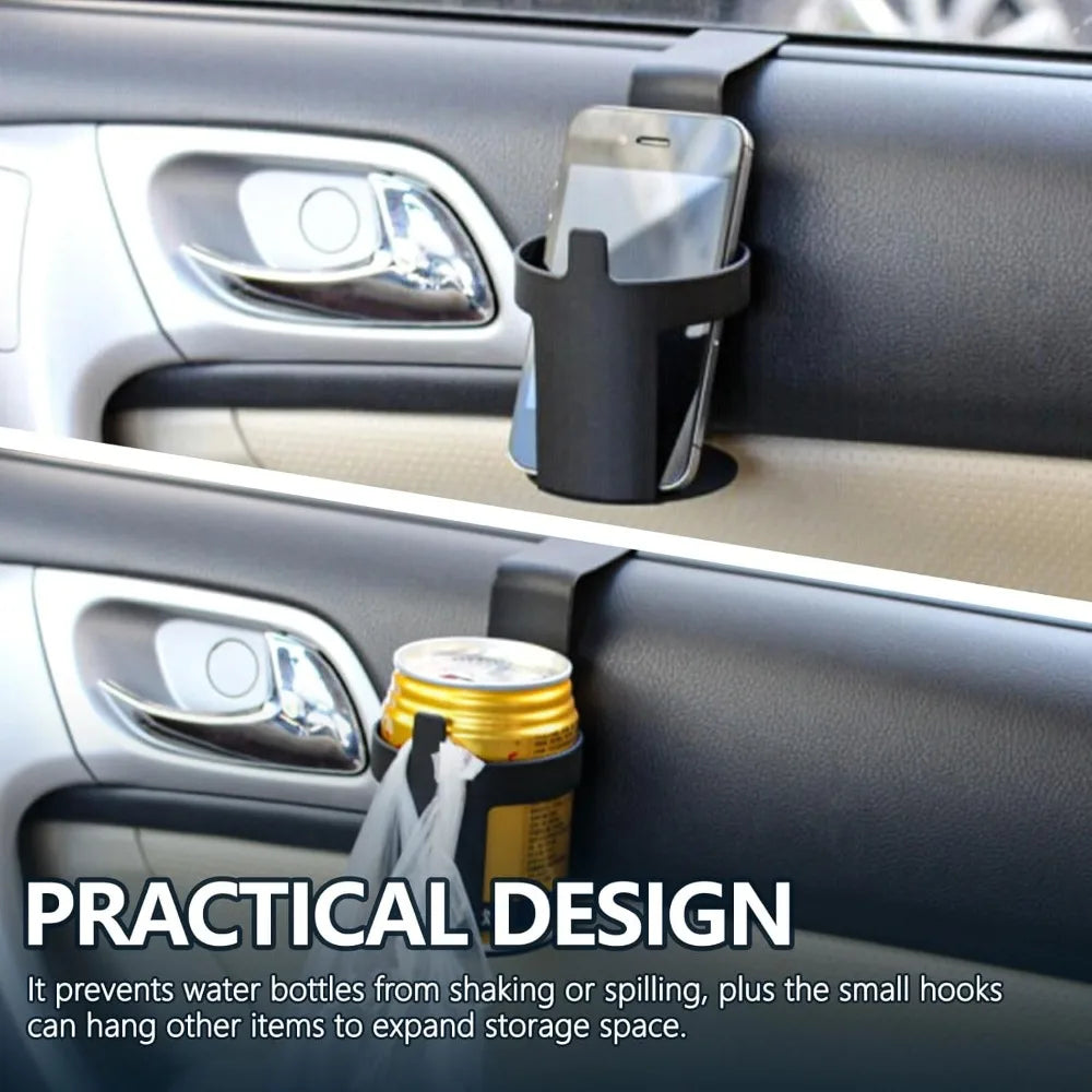 Drink Cup Holder for Car | Universal Water Bottle Stand for Auto Truck Interior Organi close-up view