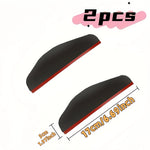 1 Pair  Black Car Rearview Mirror Rain Visors, Self-Adhesive Sun Shade Guards, Universal Fit for All Vehicles