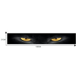 3D Effect Car Front Windshield Sticker | Ghost Pattern Wolf Eyes Decal alternate view