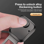 1/2PCS Car Seat Belt Clip Extender Safety Seatbelt Lock Buckle Plug Thick Insert Sock lifestyle view