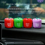 Apple Car Fragrance Decoration Car Air Freshener Fruit Flavor Solid Fragrance Decoration