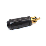 DIY Din Hella Male Plug Powerlet Plug European Type 12V Cigarette Lighter Adapter Conn close-up view