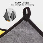 Heavy Duty Microfiber Car Wash Towels | Absorbent Lint Free Cleaning Cloths additional angle