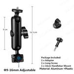 For Insta 360 X4 X5 Go Pro 13 12 11 10 9 DJI Action 6 Bicycle Motorcycle Selfie Sti additional angle