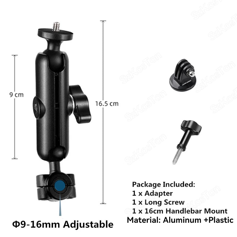 For Insta 360 X4 X5 Go Pro 13 12 11 10 9 DJI Action 6 Bicycle Motorcycle Selfie Sti additional angle