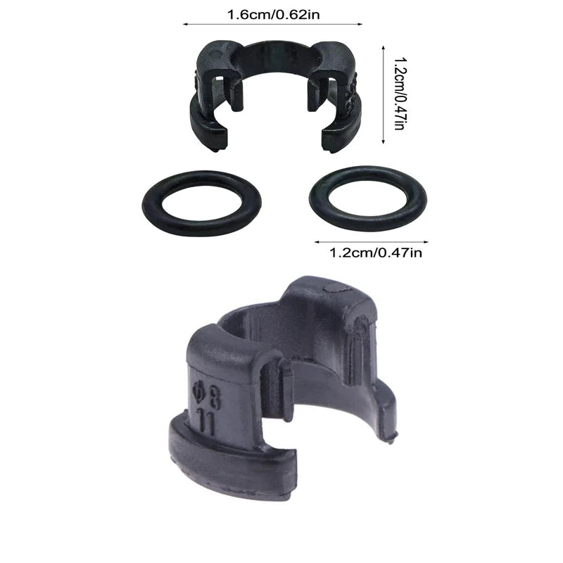 1 Set A/C Condensor Hard Line Lock Clamp Clip For Camry Corolla RAV4 88718-1E150 Air Conditioning Duct Buckle