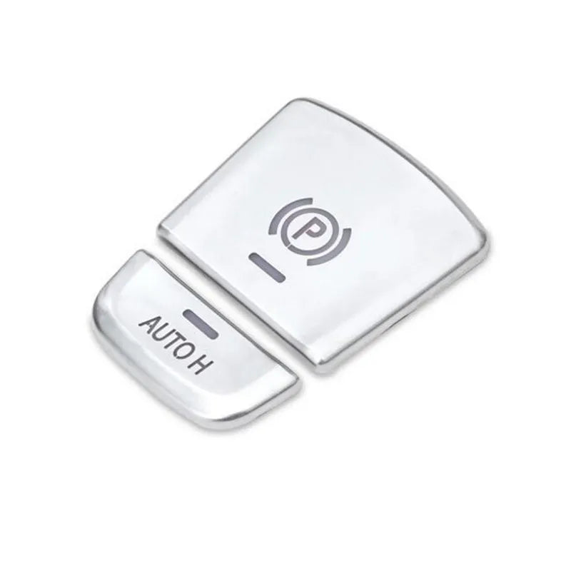 Car Engine Stop Start Central Handbrake P Auto H Button Decorative Cover Trim For BMW 5 Series G30 X3 G01 X4 G02 GT6 Accessories