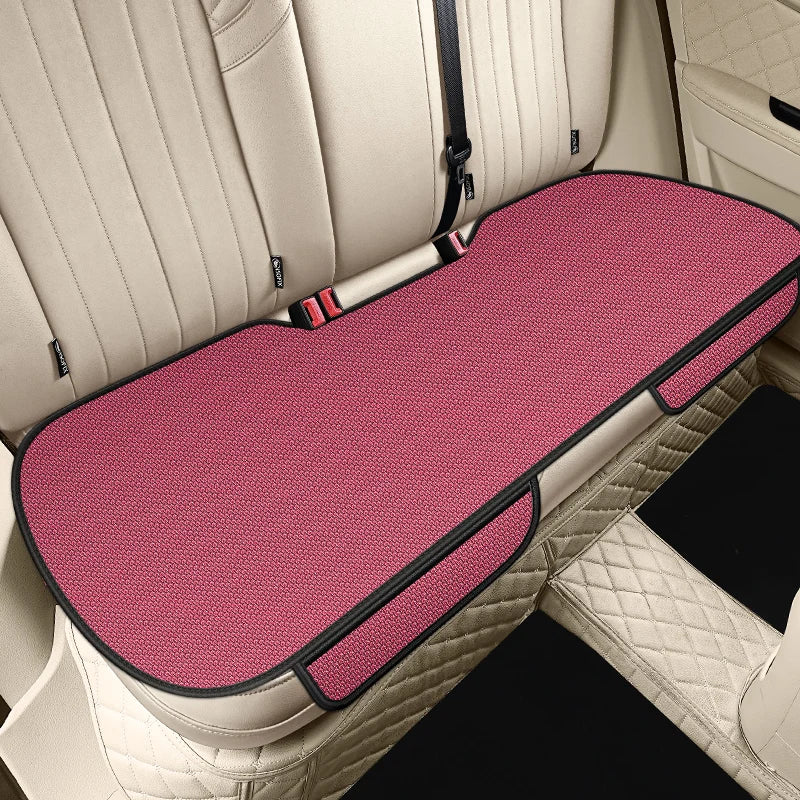 Ice Silk Car Seat Cushion Breathable Non-Slip | Square / Long / 3-Piece additional angle