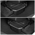 Armrest Rear Storage Box For Tesla Model YL 6-Seats 2026 TPE Center Console Under Air Vent Storage Case Trash Can Organizer Tray
