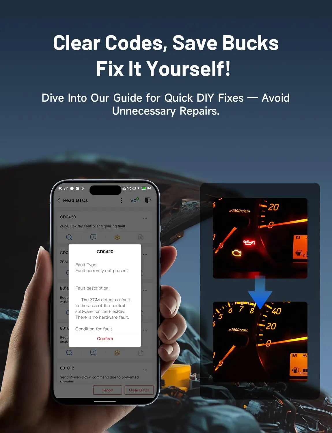 TOPDON TopScan OBD2 Scanner Bluetooth, Bi-Directional Scanner Wireless All System Diagnostic Tool for iOS & Android, 8+ Hot Rese