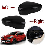 Glossy Black/White Car Side Door Rearview Mirror Cover Cap For Renault Clio 4 Mk4 / Zoe / Captur 2012-2019 Door Wing Mirror Case